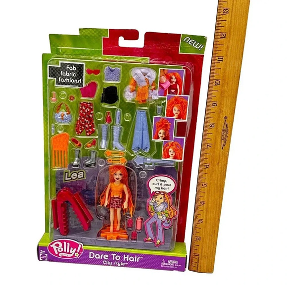 Vintage Polly Pocket Dare to Hair City Style Lea  2003 New - Picture 7 of 7